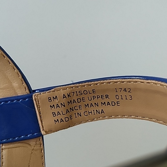 Women's espadrilles wedge blue Sandals size 8 - Picture 8 of 8